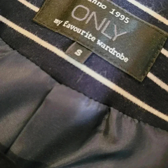 Only | Striped Navy & White Blazer, Size S - Picture 9 of 12
